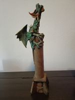 Drache Räucherstäbchenhalter, Holz, Unikat, Handarbeit