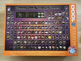 Puzzle 1000 Teile - Illustrated Periodic Table