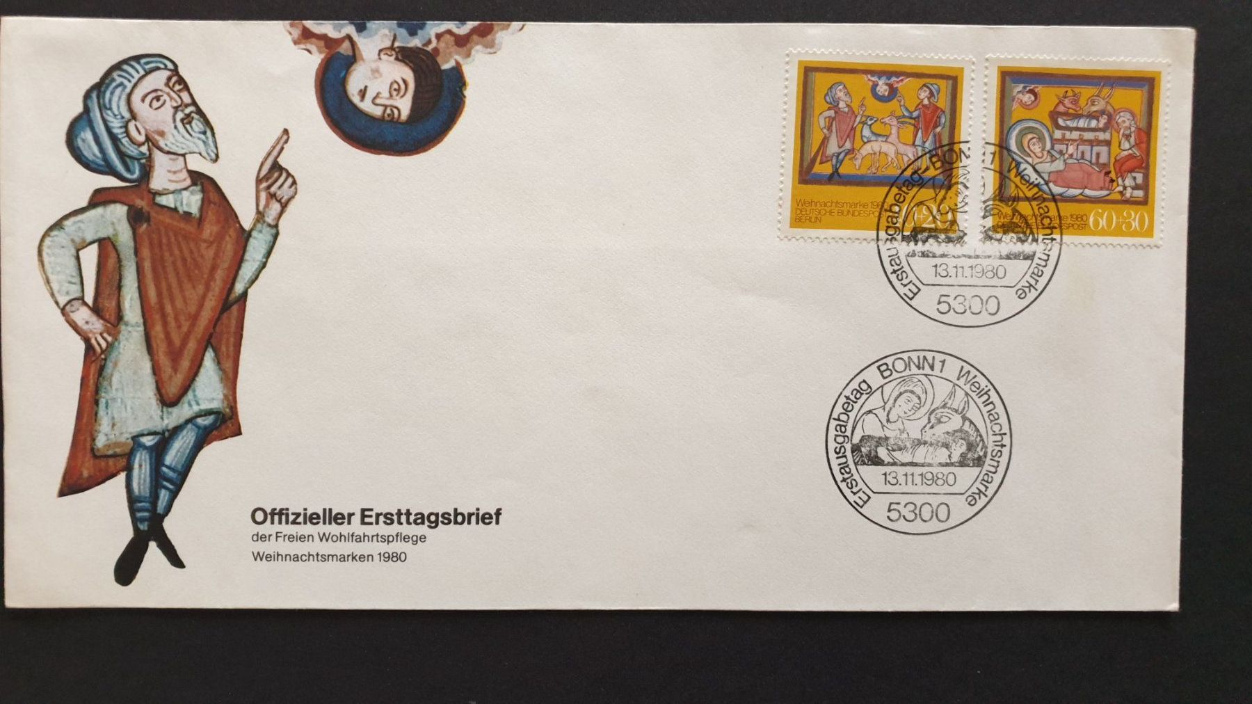 Tutti i francobolli: Weihnachten. Deutsche Bundespost. – Usato da Goldach venduto da armando_r 2