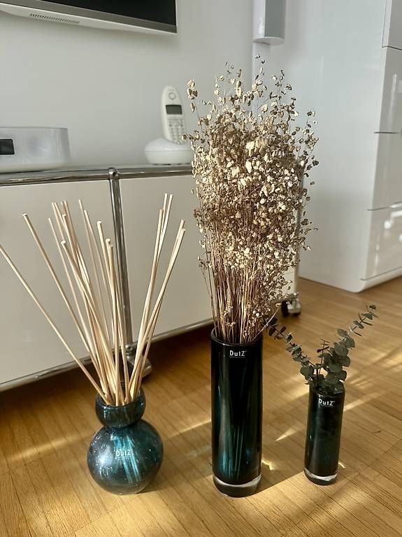 Vasi & Recipienti: 3 Dutz-Vasen in schönem Türkis – Usato da Opfikon venduto da Layla123 1