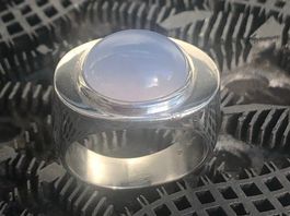 CHALCEDON Cabochon in Silberring
