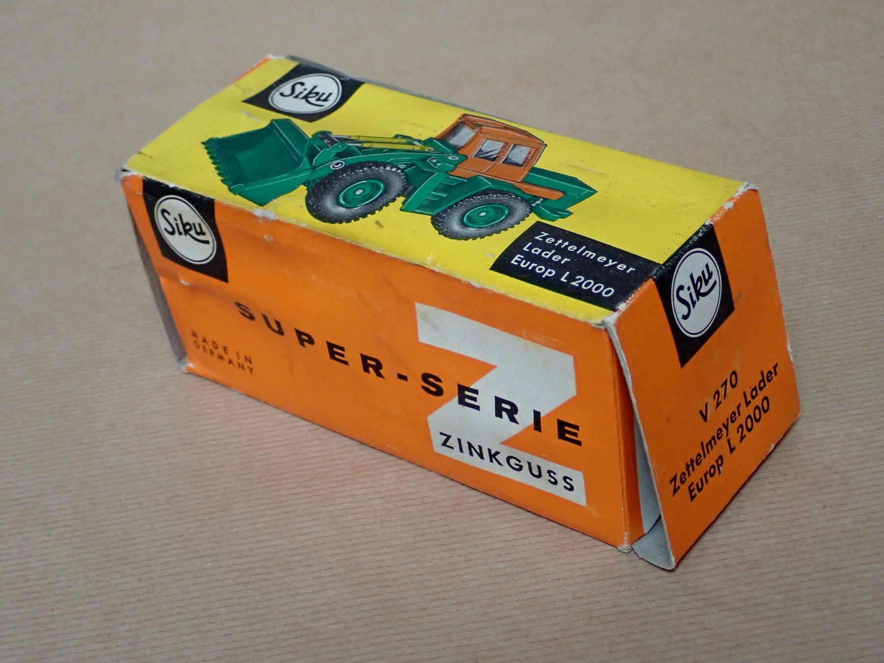 Siku Voitures modèles: Zettelmeyer Radlader Lader Europ L2000 - Siku – D'occasion à Winterthur par 602ccm 5