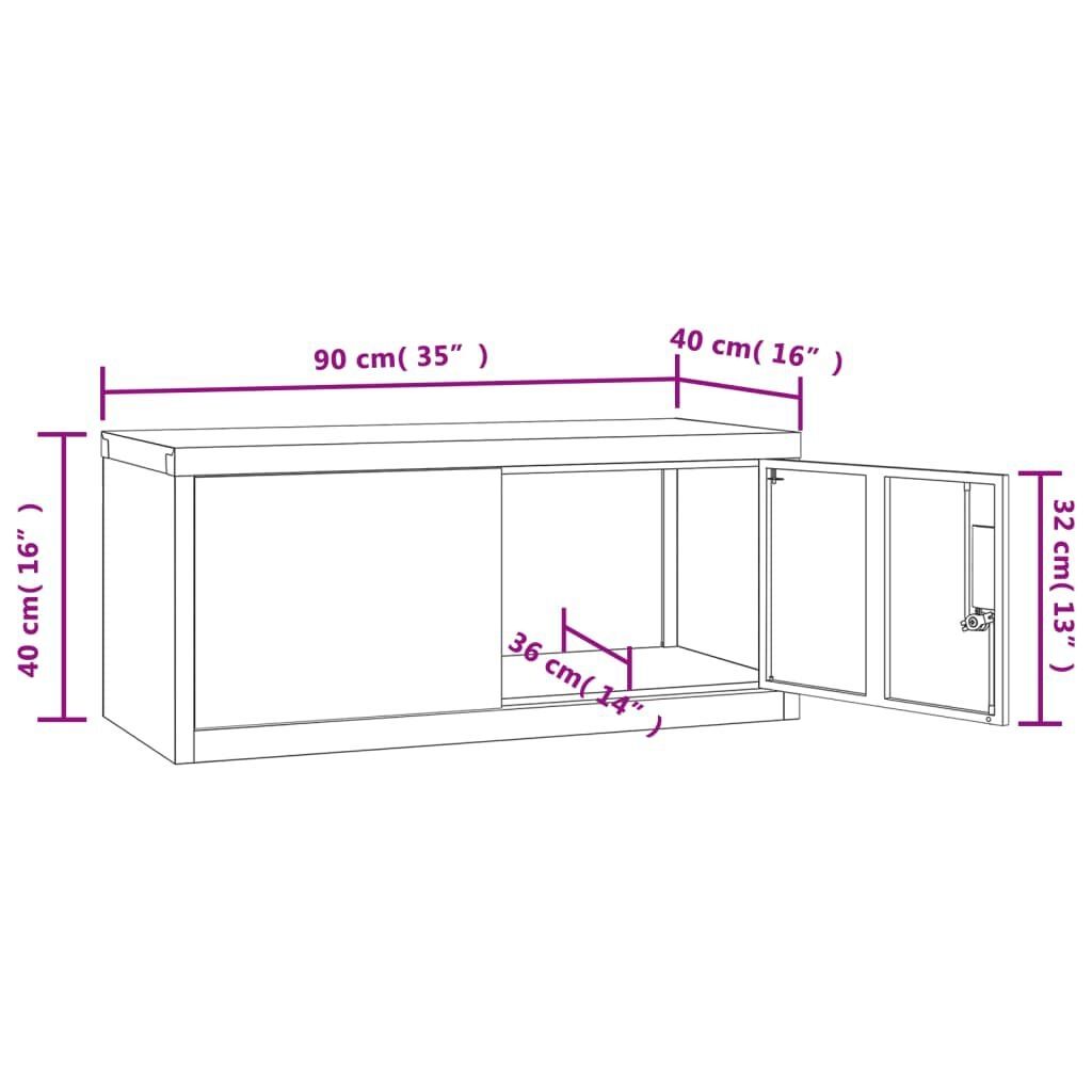 Schränke: Aktenschrank Hellgrau 90x40x40 cm Stahl – Neu und originalverpackt aus Bühler von DealHaus_Ostschweiz 5