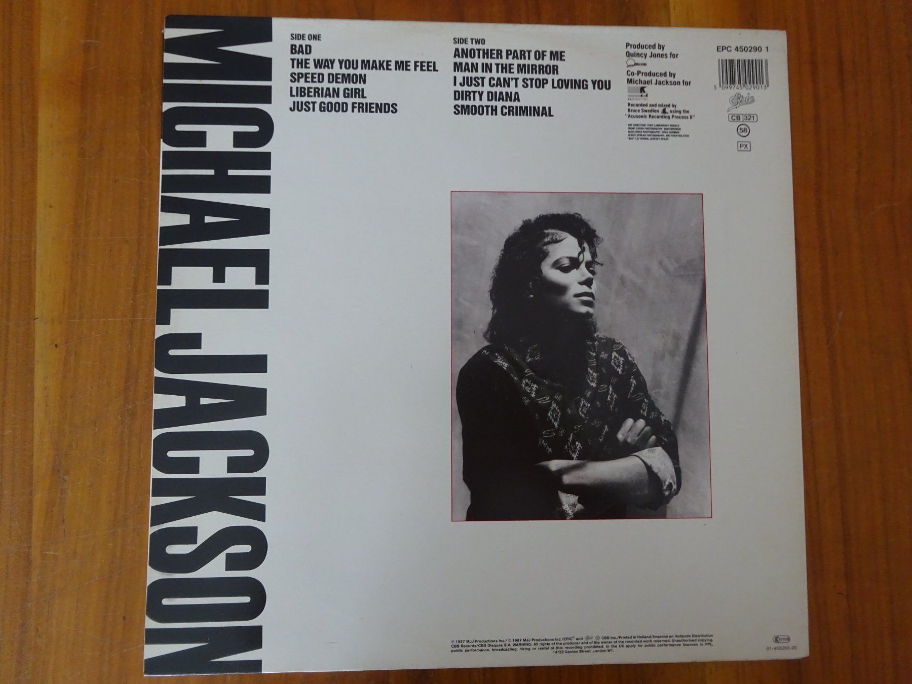 Schallplatten: MICHAEL JACKSON ** BAD – Gebraucht aus Luzern von xrayspex99 3