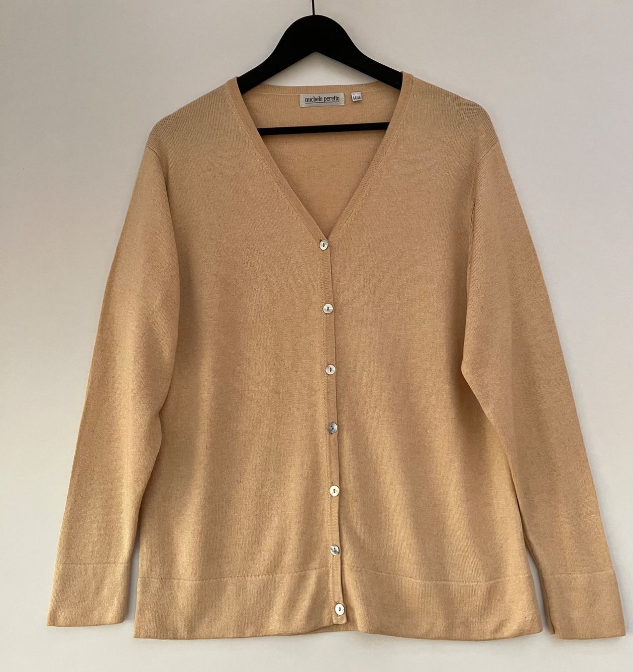 Giacche: Michele Peretto Seide Kaschmir Strickjacke Gr.44/46 – Usato da Unterägeri venduto da Jutka_04
