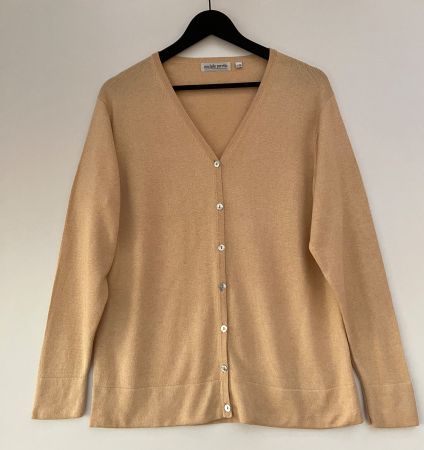 Michele Peretto Seide Kaschmir Strickjacke Gr.44/46