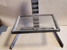 Grillrost mit Ständer, JT-Patent, Edelstahl rostfrei