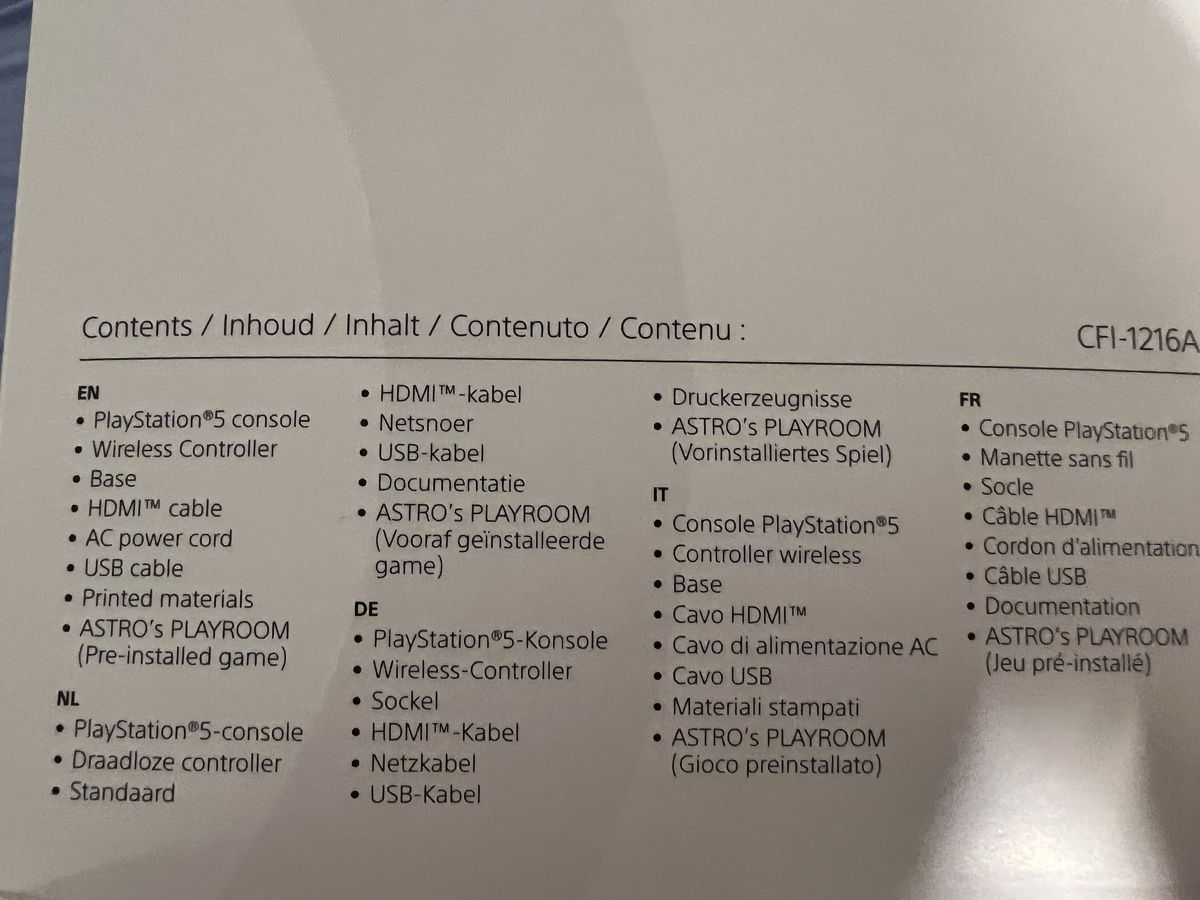 Sony Konsolen: PlayStation 5 . PS5 – Gebraucht aus Zürich von admiraal7 7