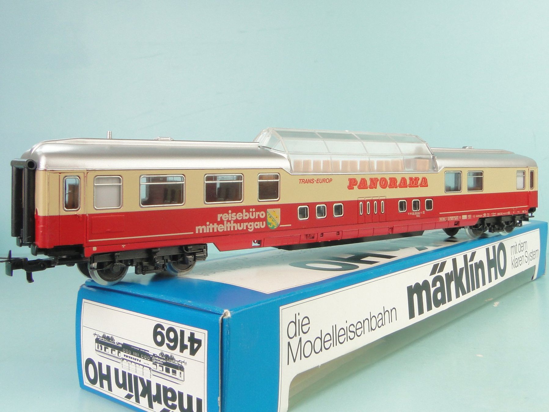 Märklin Modellini di ferrovie: Märklin 4169 Panorama Wagen, NEU – Nuovo (secondo la descrizione) da Bülach venduto da cann11