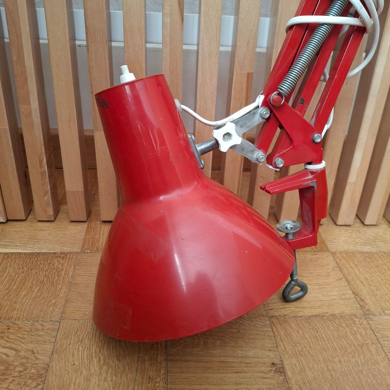 Lampade: Lampe architecte 1970 rouge – Usato da Neuchâtel venduto da Rochawood 2