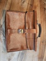 vintage Ledermappe Aktentasche