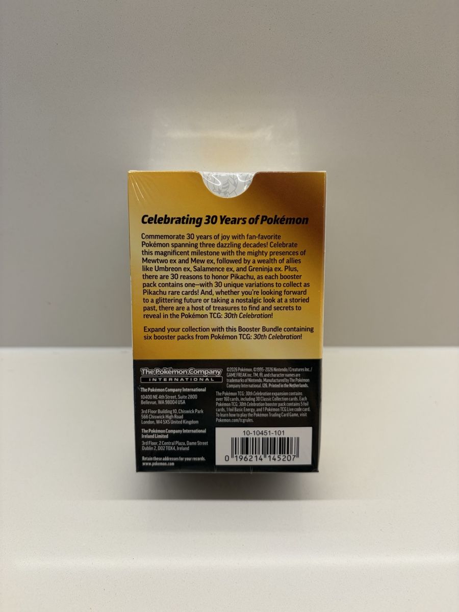 Pokémon Sammelbilder & Trading cards: Pokemon 30. Anniversary Booster Bundle sealed Englisch – Neu und originalverpackt aus Arlesheim von WungaBunga 1