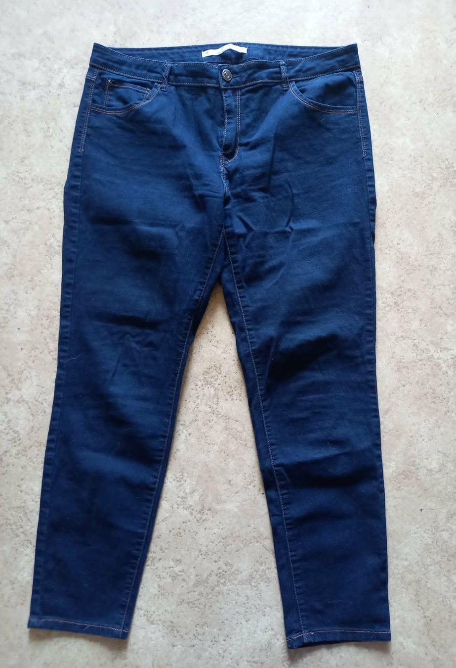 Jeans: Damen Jeans Gr. 44 dunkelblau, Stretch – Usato da Möhlin venduto da dom_96nf 1