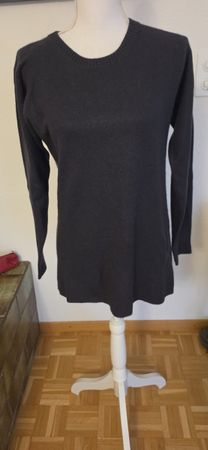 ECO Pullover 100 Prozent Kaschmir dunkelgrau neuwertig