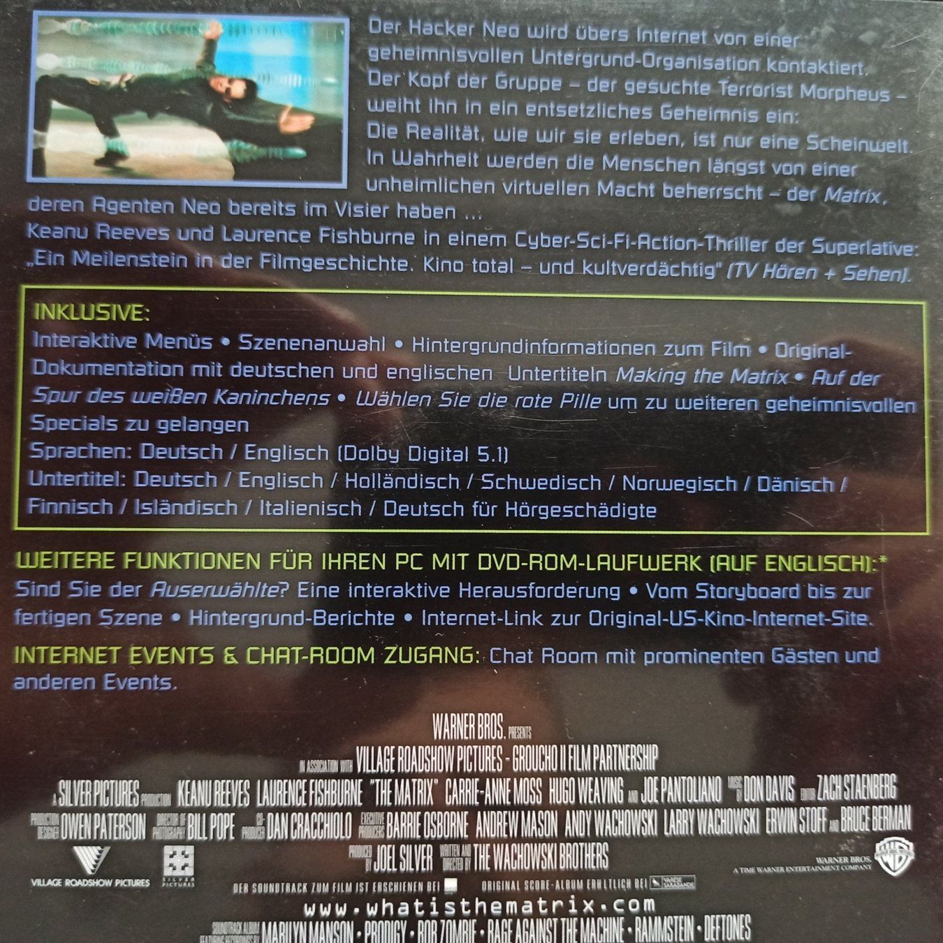 Tutti i DVDs: Matrix – Usato da Dübendorf venduto da kb86_MOVIE 2