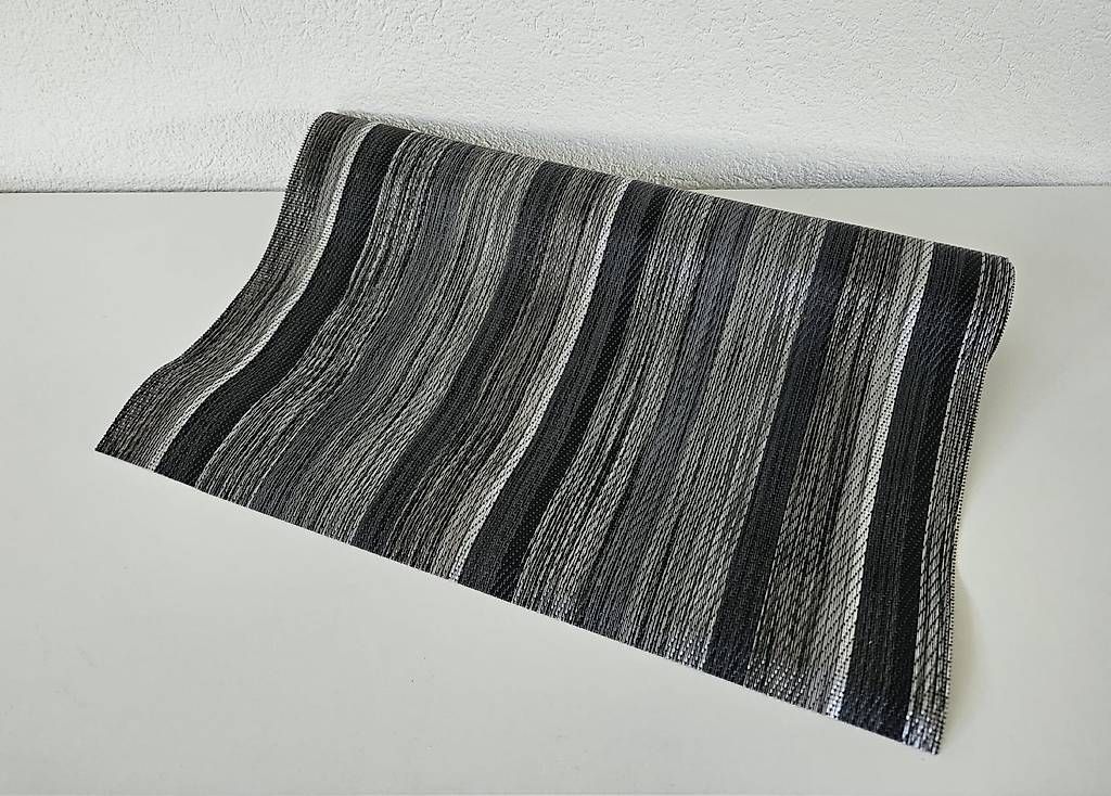 Altra biancheria da tavola: Tischläufer schwarz/grau 150x45cm – Usato da Rotkreuz venduto da Manfi11