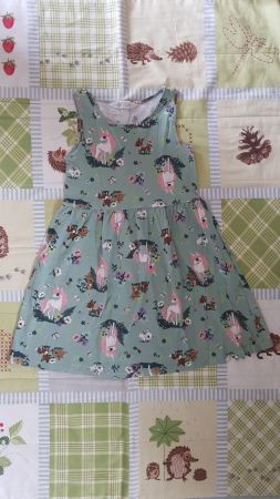 Einhorn Sommerkleid Gr.122/128