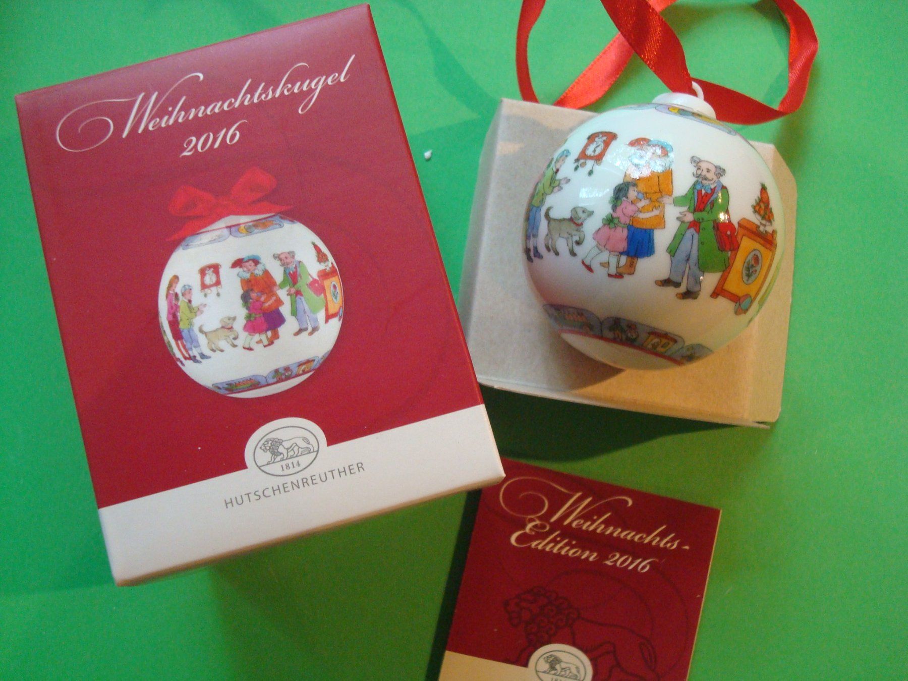 Hutschenreuther Glocken & Treicheln: Weihnachtskugel 2016 Hutschenreuther – Neu (gemäss Beschreibung) aus Riehen von Baerewaegli
