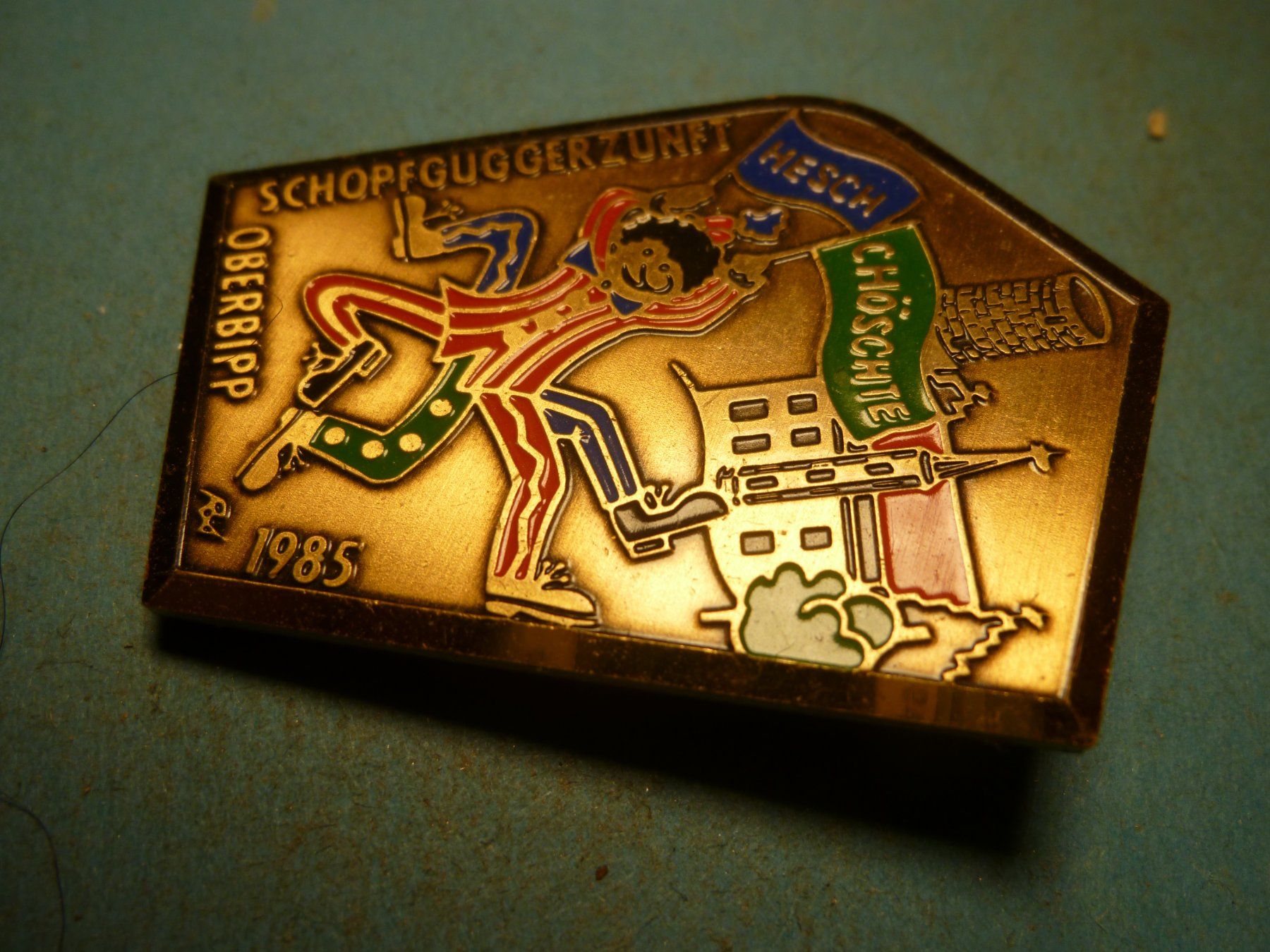 Plaketten & Abzeichen: OBERBIPP 1985 BRONZE – Gebraucht aus Ried (Muotathal) von Mandarin02