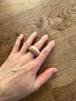 Ring aus corian und Silber