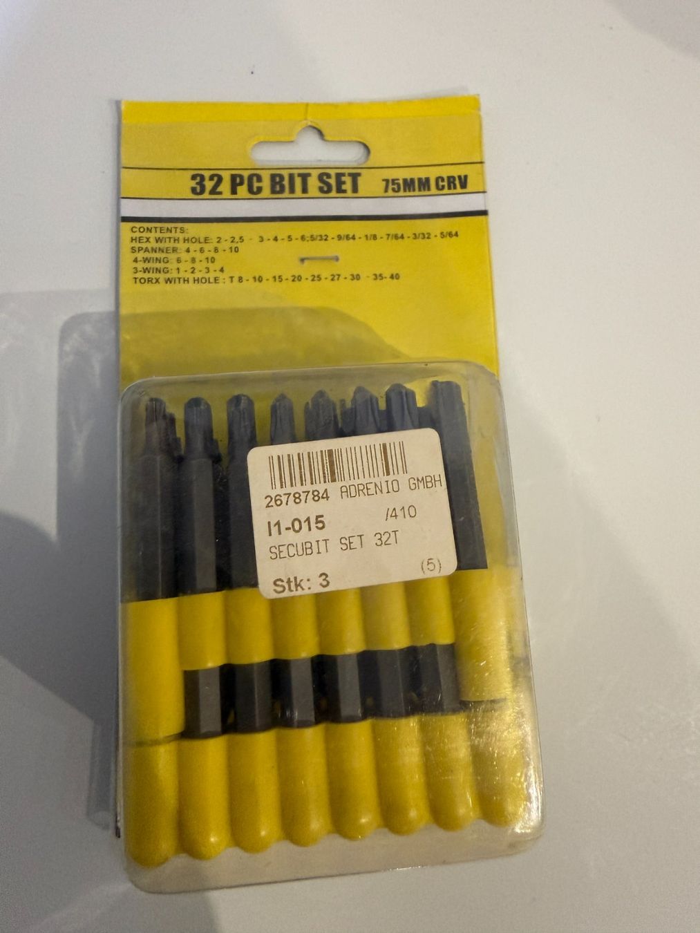 Alle Werkzeuge: Bit- und Schraubenzieher-Set, 32 Einsätze, Fabrikneu – Neu und originalverpackt aus Unterengstringen von Tnovus 3
