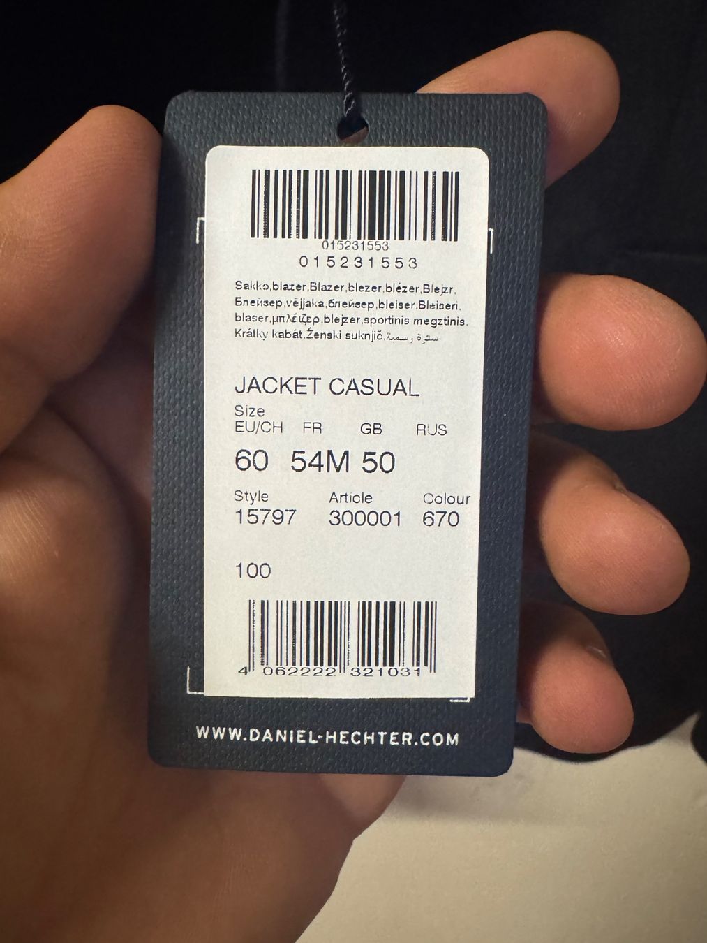 Daniel Hechter Vestes: Blazer Daniel Hechter  Grösse 60 neu – Neuf (Voir description) à Schlieren par Freundlich02 4