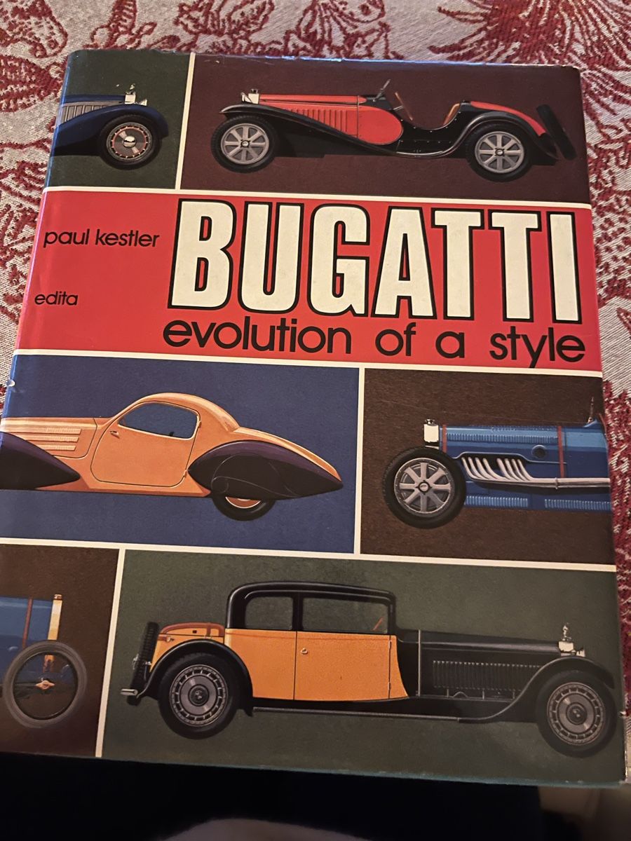 Libri: Bugatti Buch Evolution of a Style – Usato da Saanen venduto da SoniaMichaela