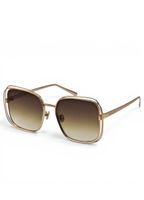 Christian Dior Sunglasses Gold Square Gradient Lenses  NEW