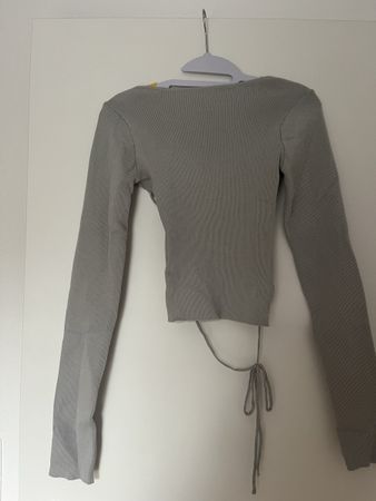 Rippstrick Pullover rückenfrei