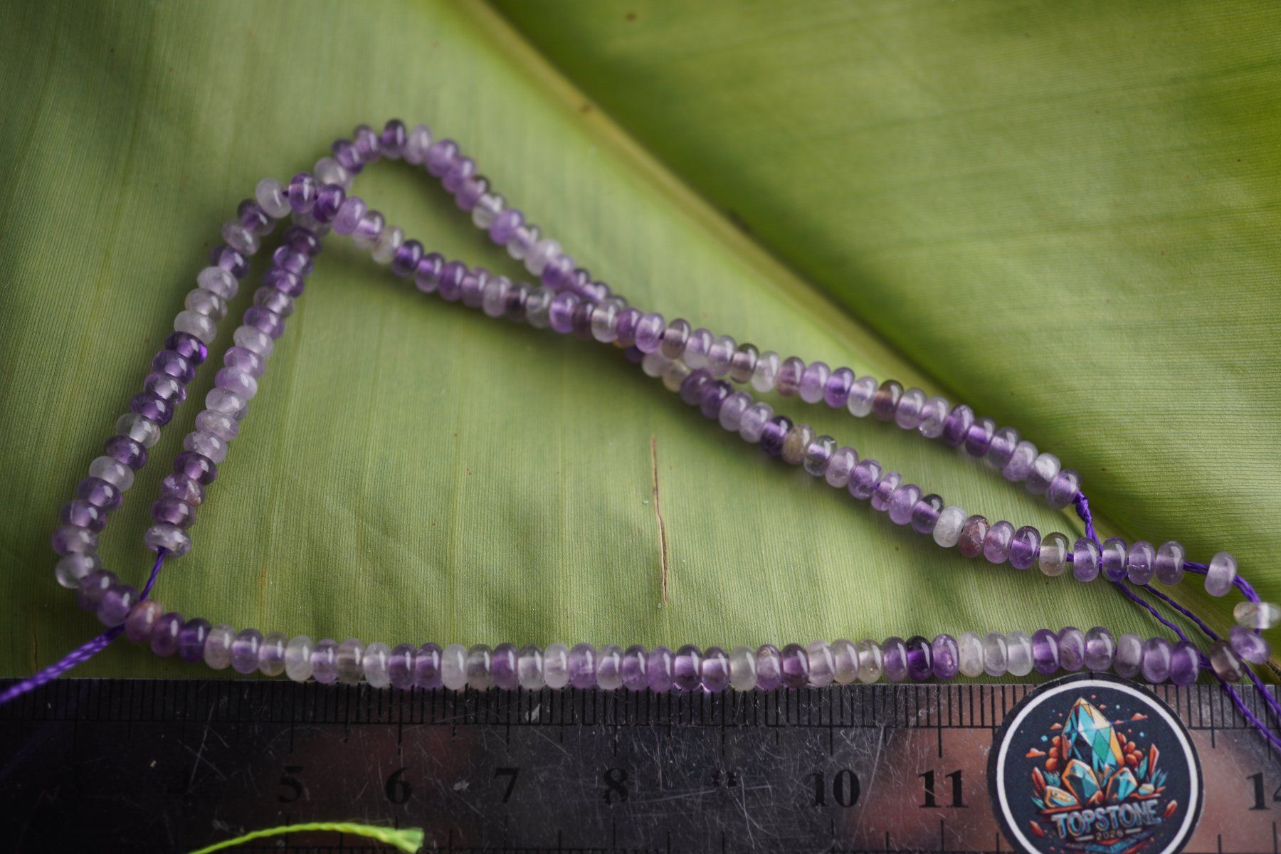 Pietre preziose: Amethyst   Donuts  4mm  Strang   TOPSTONE – Nuovo e nell'imballaggio originale da Eschenbach SG venduto da topstone 2
