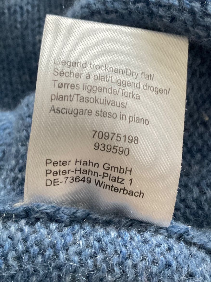 Peter Hahn Pullover & Sweatshirts: Peter Hahn 100% Kaschmir Pullover Gr S indigo blau – Gebraucht aus Urdorf von alda02 6