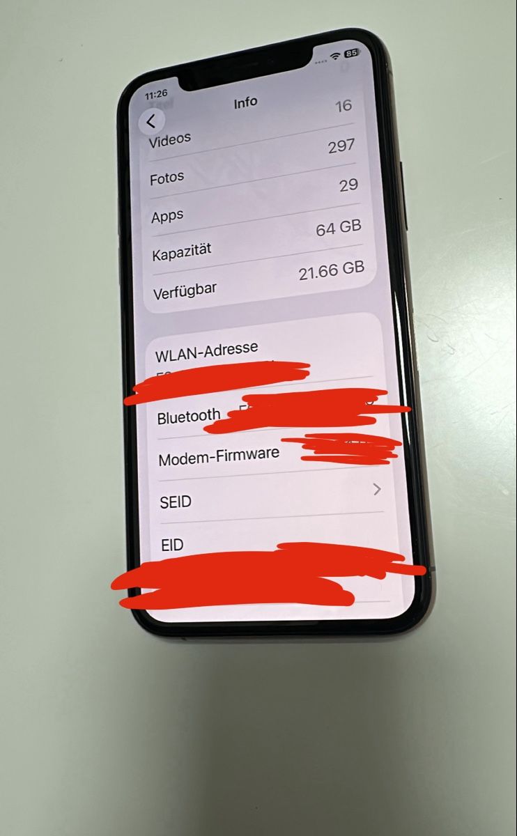 Apple Telefoni cellulari / Smartphones: Apple iPhone 11 Pro 64 GB Gold – Usato da Zürich venduto da fresh0001 3