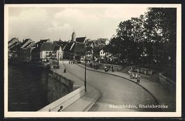 AK Rheinfelden, Rheinbrücke, 1929