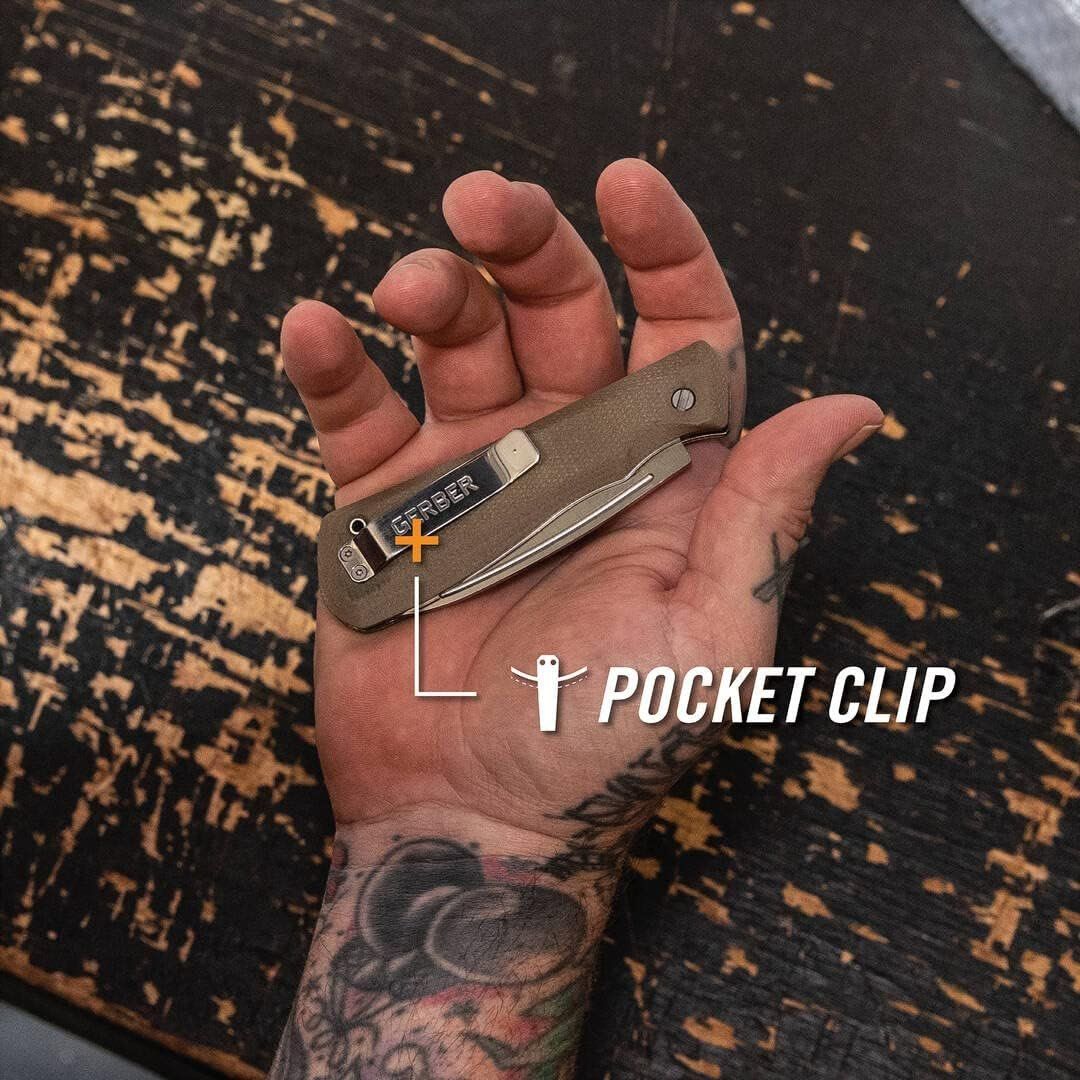 Gerber Accessori: Gerber Mansfield Micarta Olive – Nuovo e nell'imballaggio originale da Lachen SZ venduto da Alex_OFFOUT 6