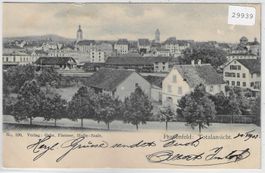 Frauenfeld - Totalansicht mit Bahnhof