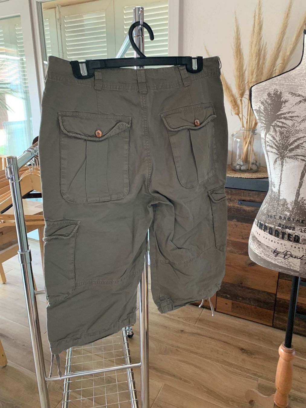 Pantaloni: Pantacourt coton Tipster kaki T36 – Usato da Perroy venduto da barballalla 1