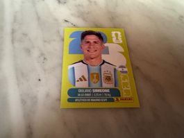 Panini FIFA Fussball WM 2026 Sticker Giuliano Simeone ARG 20