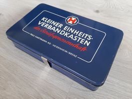 Vintage Oldtimer Verbandkasten Blechdose 50er 60er Inhalt