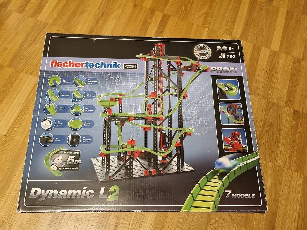 Fischer Kit di costruzioni: Fischertechnik Kugelbahn dynamic L2 Fischer Technik – Usato da Arlesheim venduto da evi_gm8h