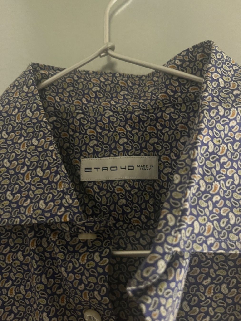 Etro Camicie: Etro Hemd, Grösse 40, blau mit Muster – Usato da Zürich venduto da winklesi 2