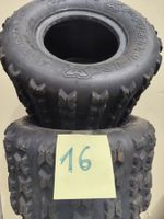 Paire roues arrière quad Factrax 18x9.50-8 jante 8 pouces