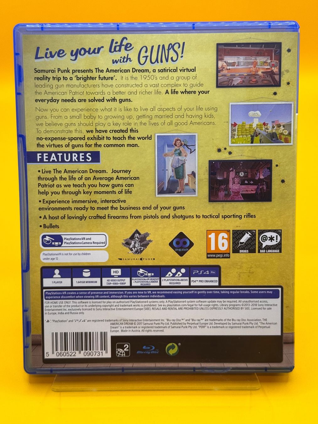 Sony Spiele: PS4 VR The American Dream – Gebraucht aus Oberwil b. Zug von silver2024 1