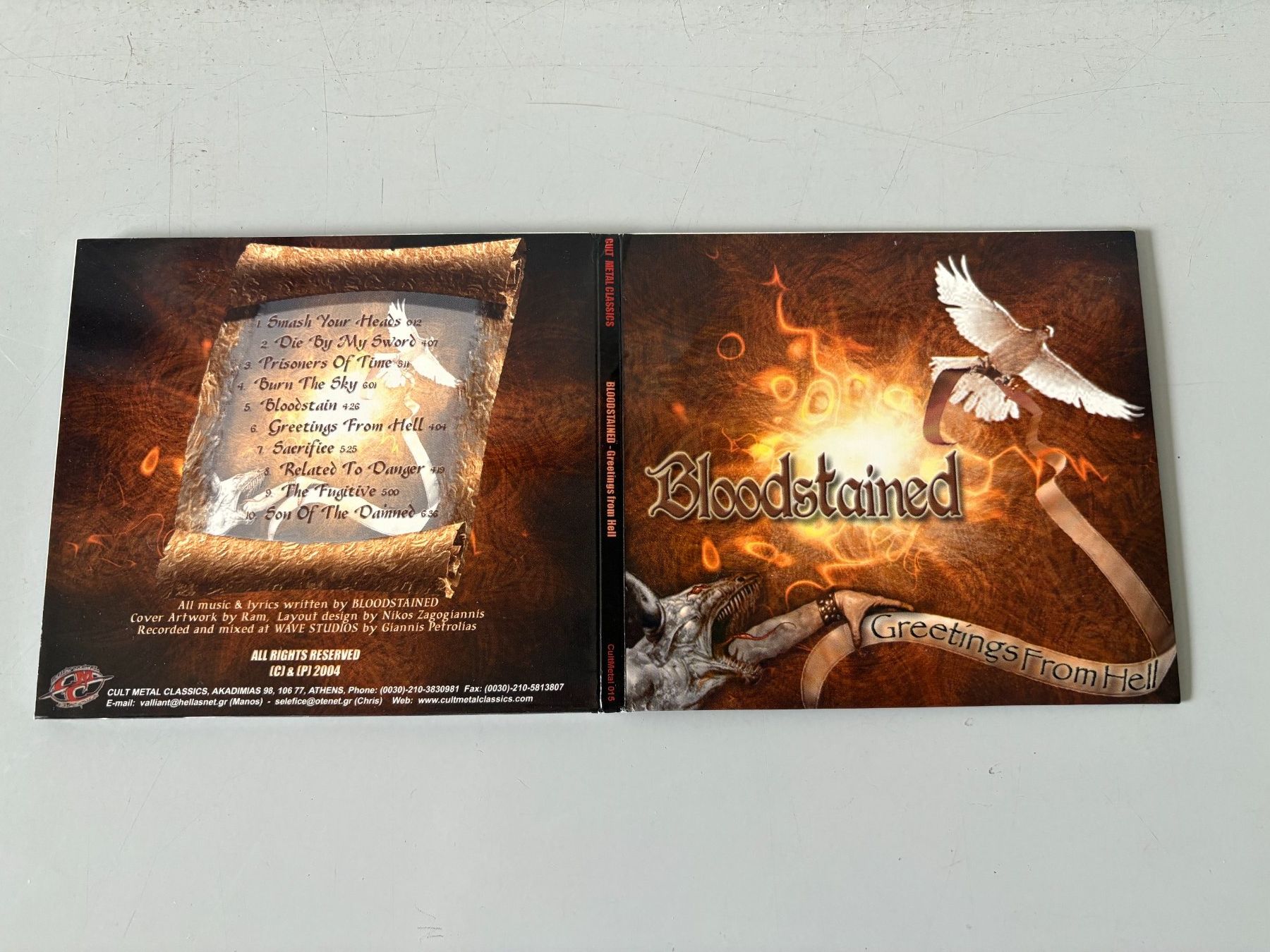 CDs: BLOODSTAINED Greetings from Hell CD Digipak Classic Metal – D'occasion à Wiedlisbach par Andrisa