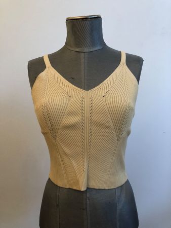 crop top Sandro jaune