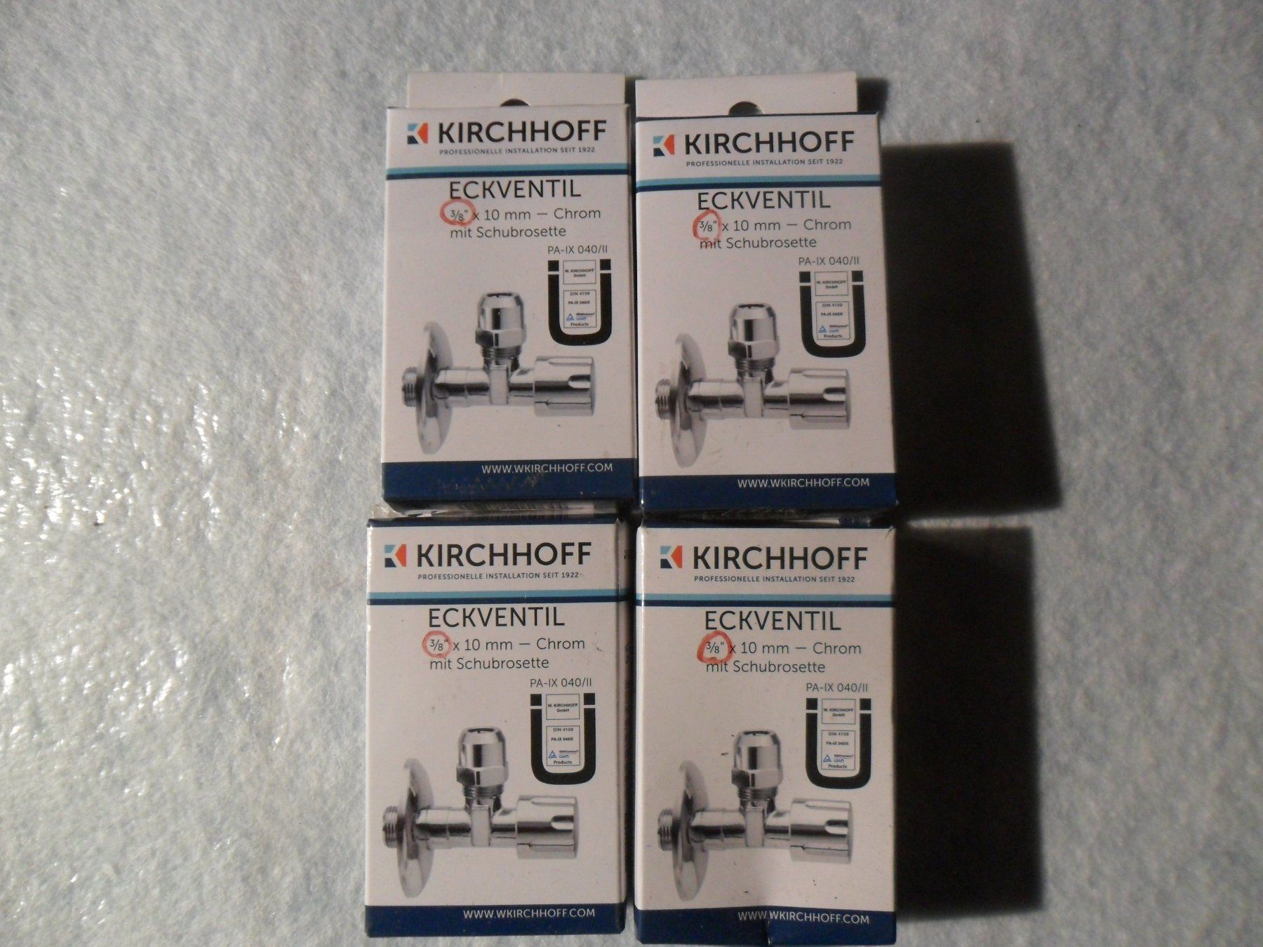 Rubinetteria: Eckregulierventile Standard 3/8" – Usato da Aesch BL venduto da isc_85jd