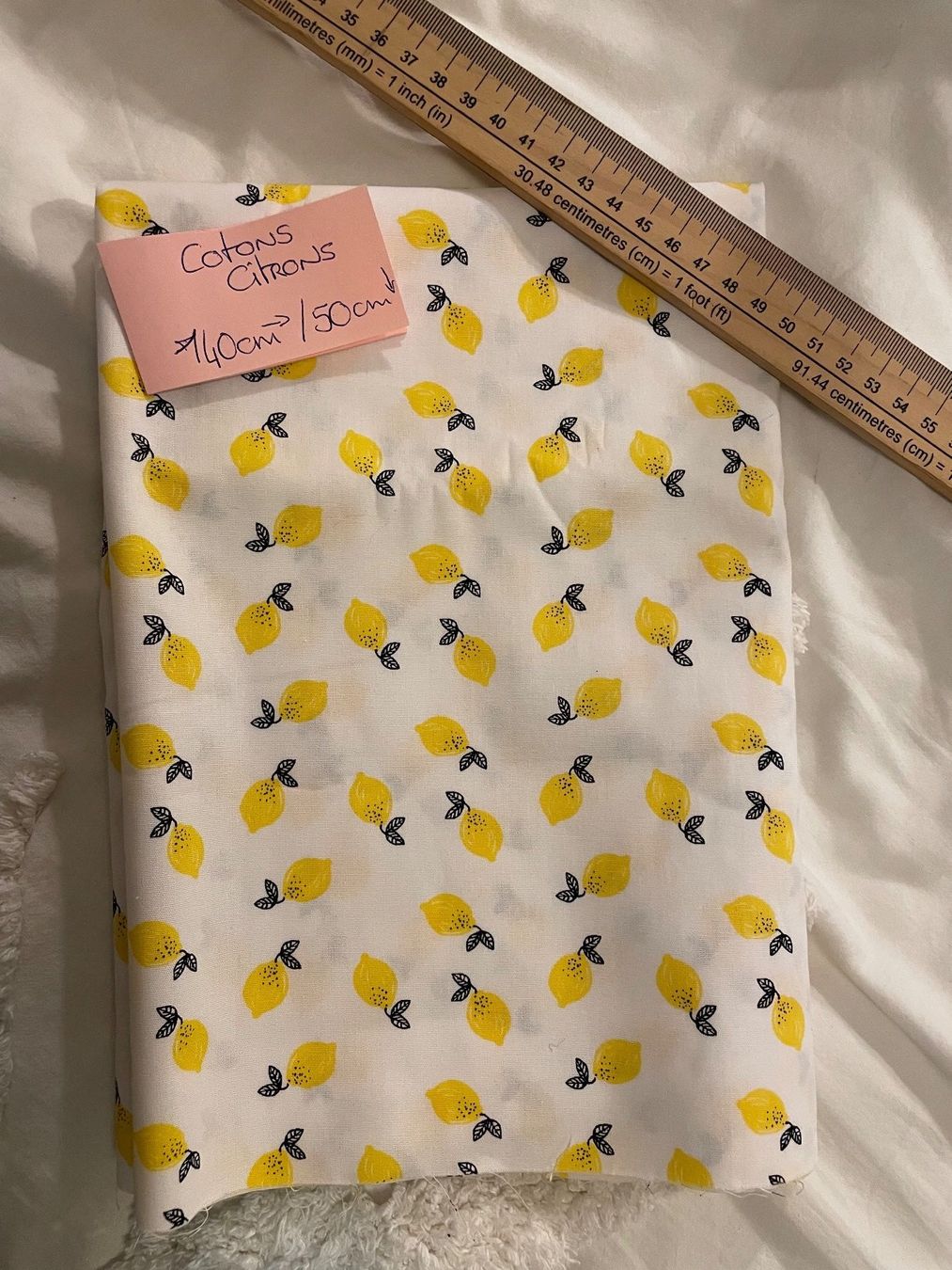 Tessuti: Coton Citrons – Nuovo (secondo la descrizione) da Uetikon Am See venduto da geraldinezh17