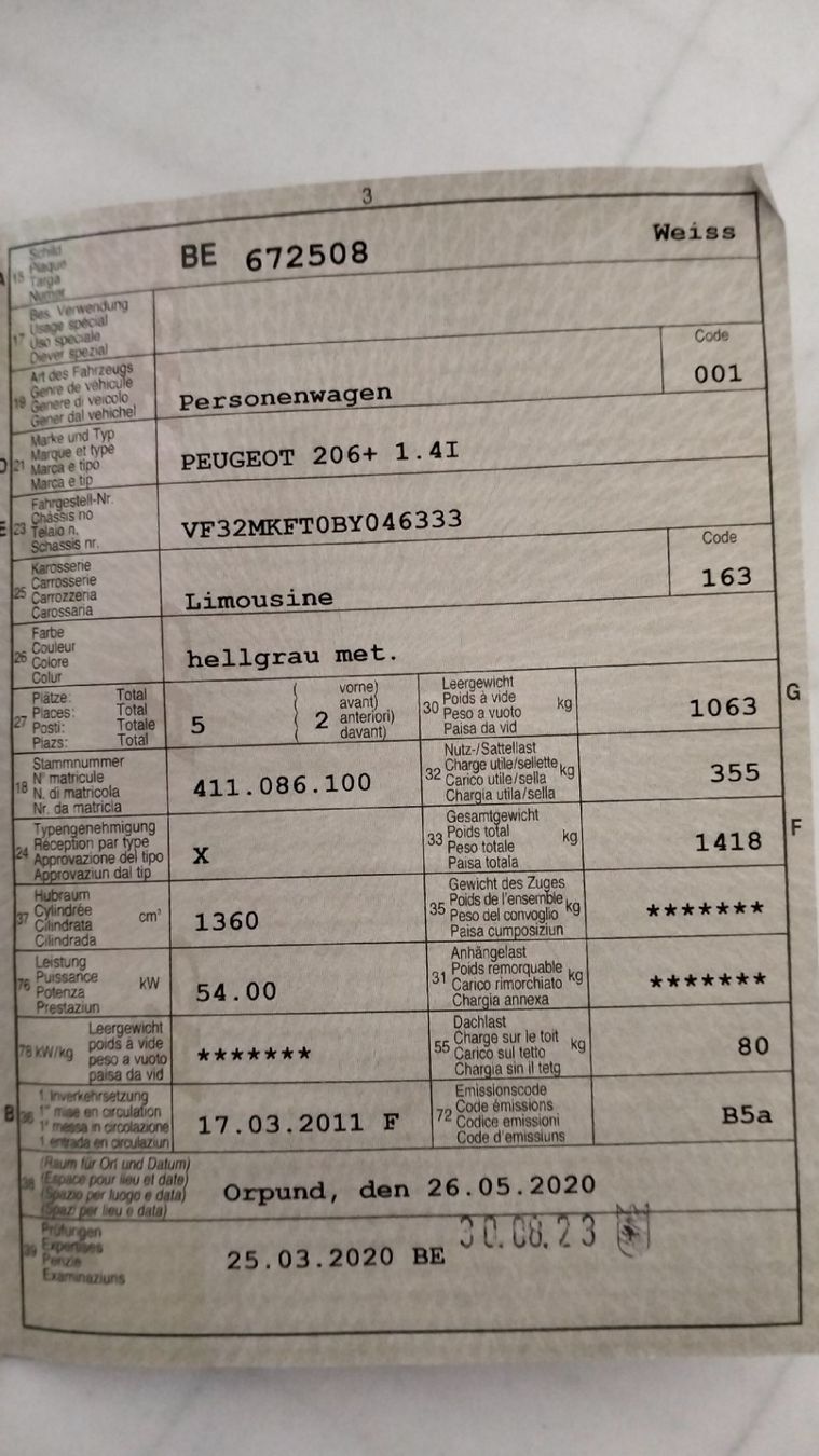 Peugeot Automobili: Peugeot 206 – Difettoso da Port venduto da Paed1987 8