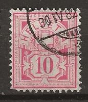 Ch055 -Type chiffre no 55 (papier blanc) obl.