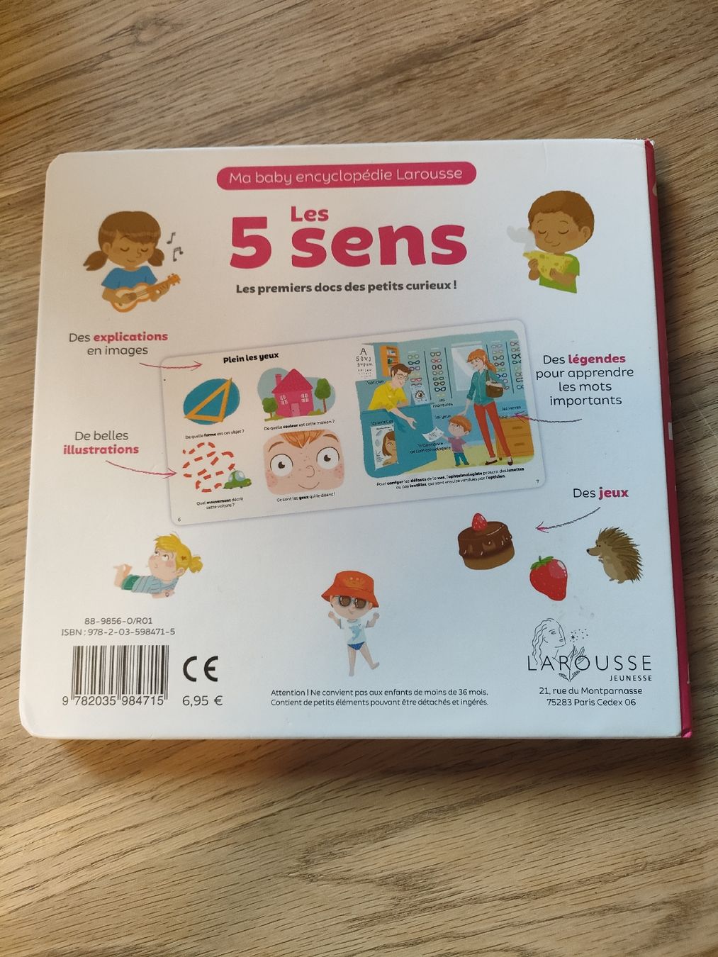Libri: Les 5 sens Larousse, dès 3 ans – Usato da Charmey (Gruyère) venduto da jen_bcw5 1