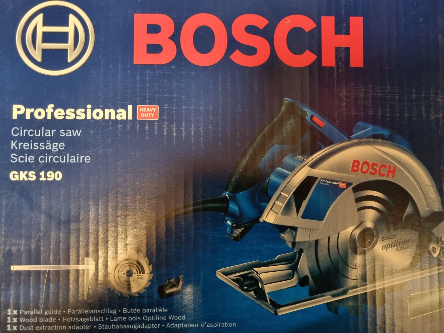 Bosch Sägen: Scie circulaire bosch GKS 190 – Neu und originalverpackt aus Prez-vers-Noréaz von  1